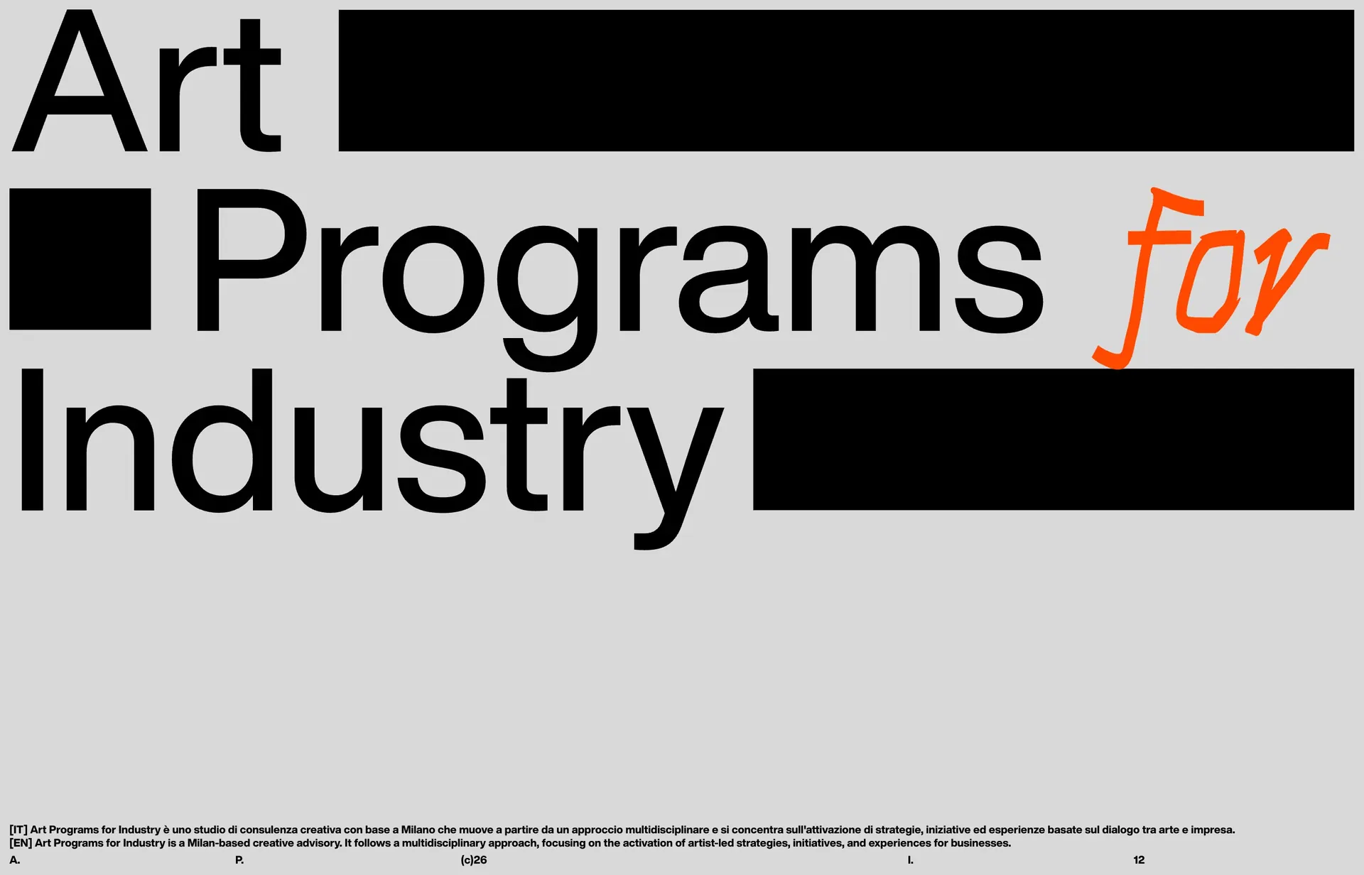 Art Programs for Industry